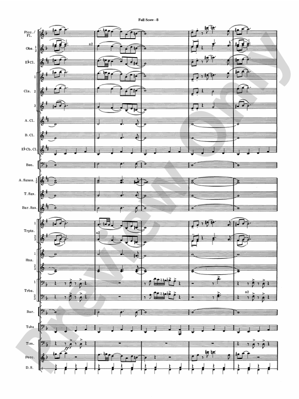 James Bond Suite (Medley) - Concert Band Conductor Score & Parts (Digital Download)