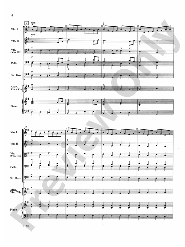 Entrance of the Queen of Sheba – String Orchestra Conductor Score & Parts (Digital Download)