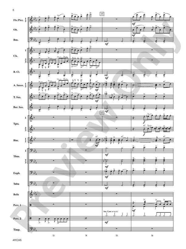 Otter Point Holiday - Concert Band Conductor Score & Parts (Digital Download)