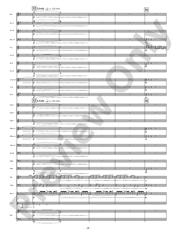 The Prairie Is My Garden - Based on the Vision and Imagery of Harvey Dunn, a Great American Artist - Concert Band Conductor Score & Parts(Digital Download)