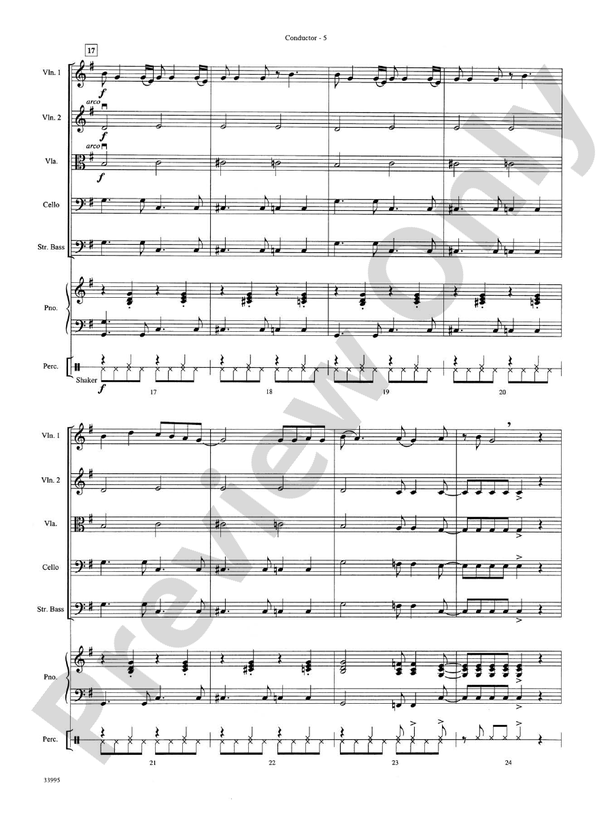 Great Movie Themes – String Orchestra Conductor Score & Parts (Digital Download)