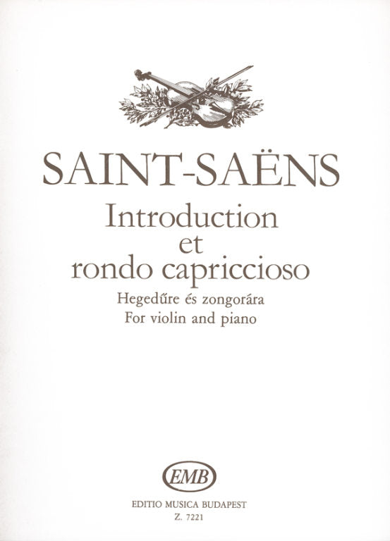 Saint Saens - Introduction & Rondo Capriccioso Op28 - Violin EMB Z7221