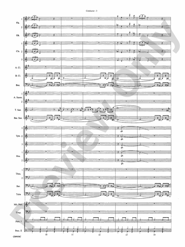 The Pink Panther Meets the Flintstones - Concert Band Conductor Score & Parts (Digital Download)