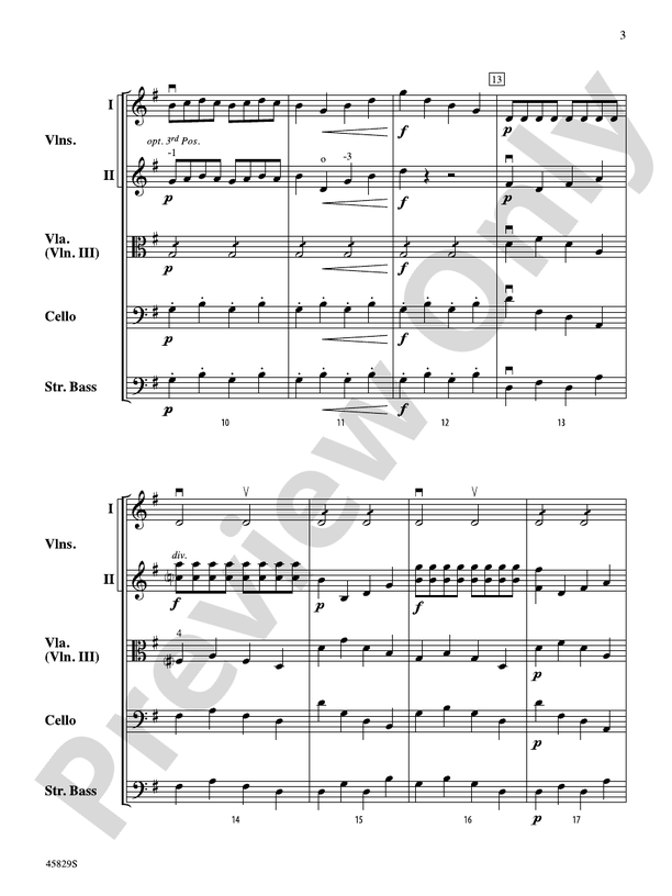 Sleigh Ride (Grade 2) - String Orchestra Conductor Score & Parts (Digital Download)