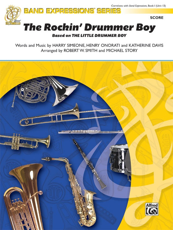 The Rockin' Drummer Boy - Concert Band Conductor Score & Parts (Digital Download)