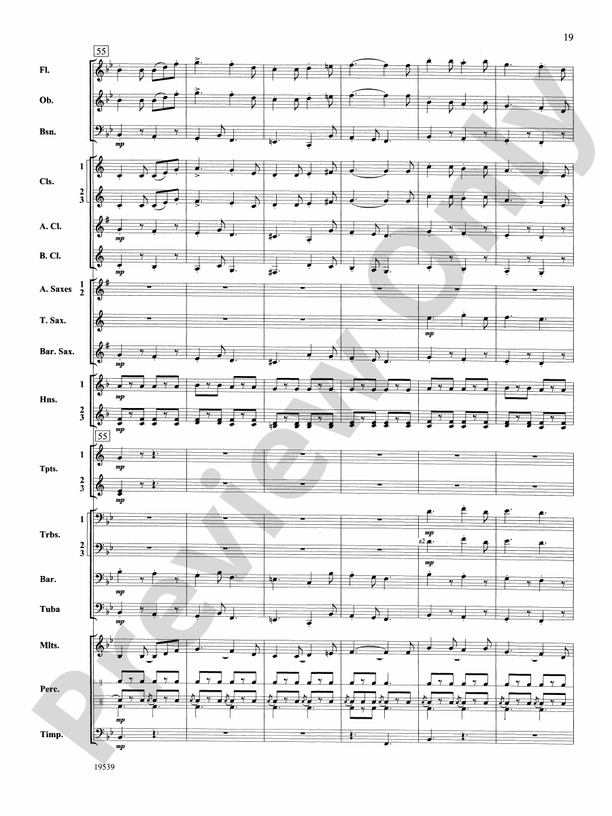 Two Irish Sketches - Concert Band Conductor Score & Parts (Digital Download)