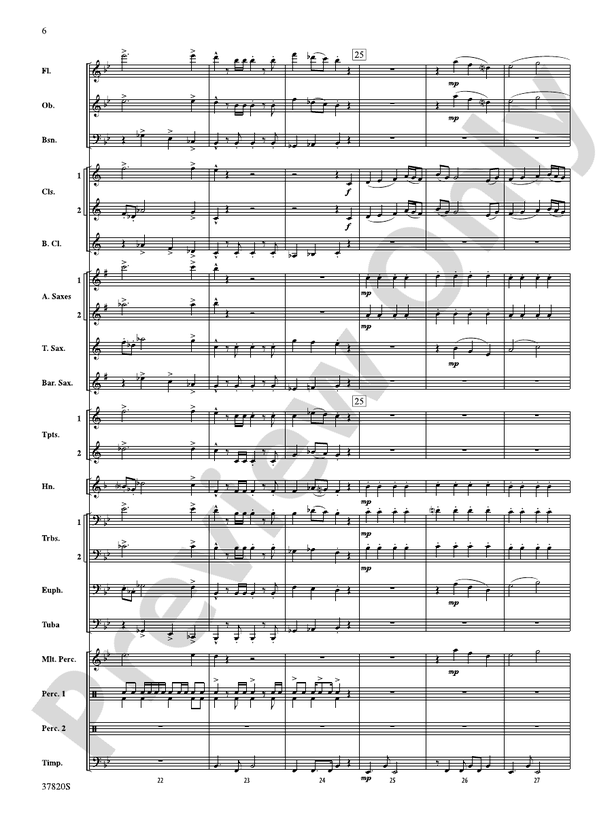 Wings - Concert Band Conductor Score & Parts (Digital Download)