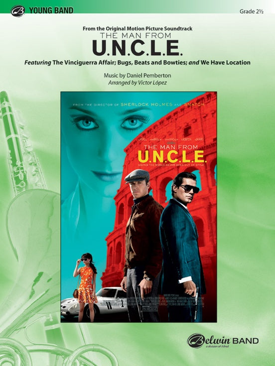 The Man from U.N.C.L.E. (from the Original Motion Picture Soundtrack) - Concert Band Conductor Score & Parts (Digital Download)
