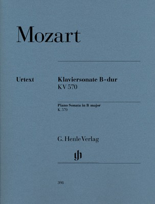Piano Sonata in B flat major K 570