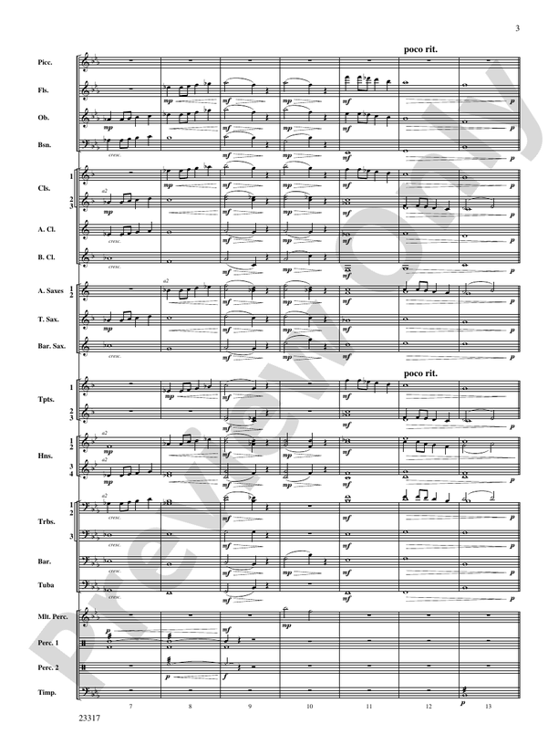 All the Starry Band - Concert Band Conductor Score & Parts (Digital Download)