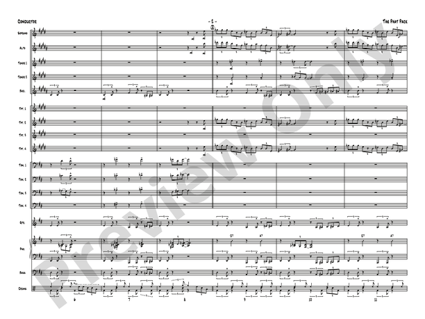 The Phat Pack - Jazz Ensemble Conductor Score & Parts(Digital Download)