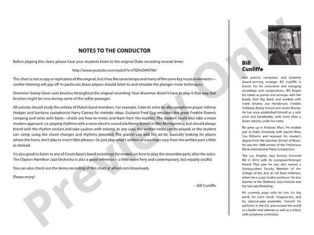 I Let a Song Go Out of My Head - Jazz Ensemble Conductor Score & Parts (Digital Download)