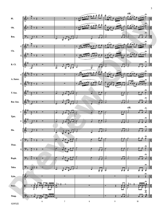 Holiday Bobsled Run - Concert Band Conductor Score & Parts (Digital Download)