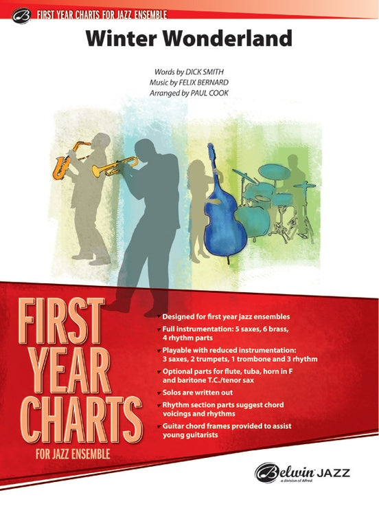 Winter Wonderland (Grade 1) - Jazz Ensemble Conductor Score & Parts (Digital Download)