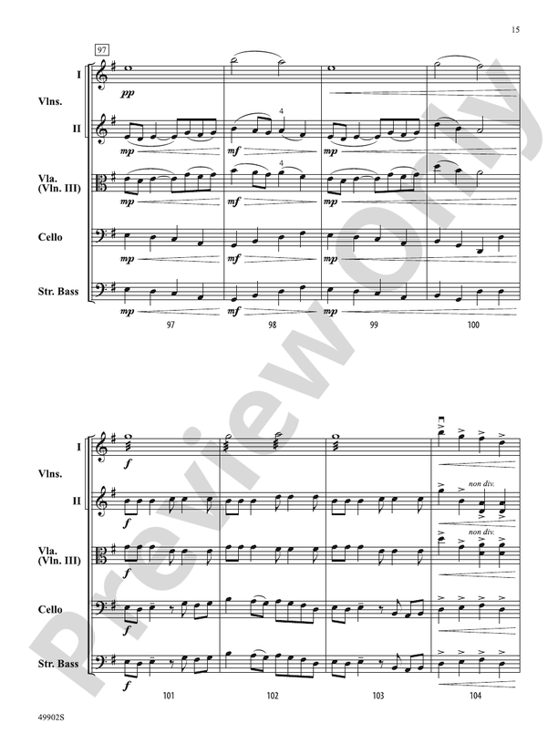 Volcano - String Orchestra Conductor Score & Parts (Digital Download)