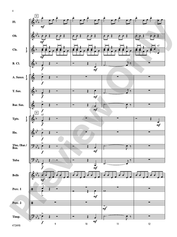 To Build a Dream - Concert Band Conductor Score & Parts (Digital Download)
