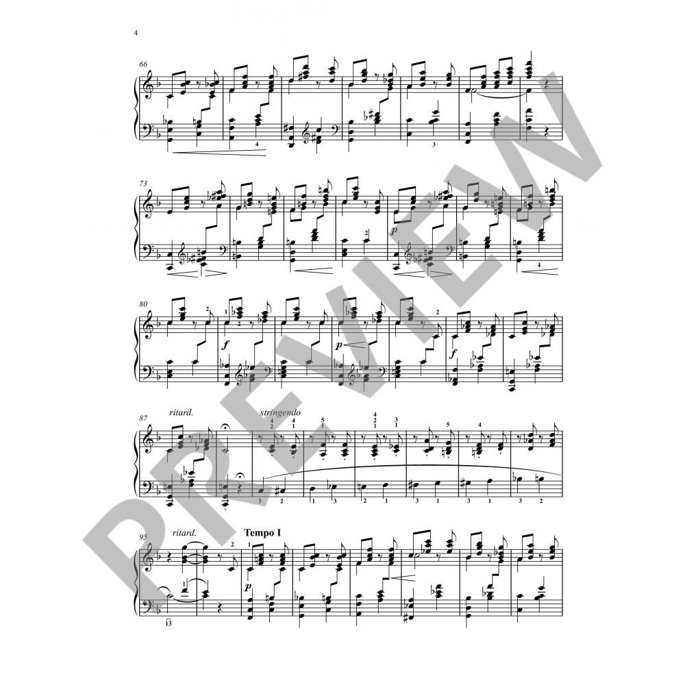 Rubinstein - Melody in FMaj Op3/1 - Piano Solo Schott ED01665