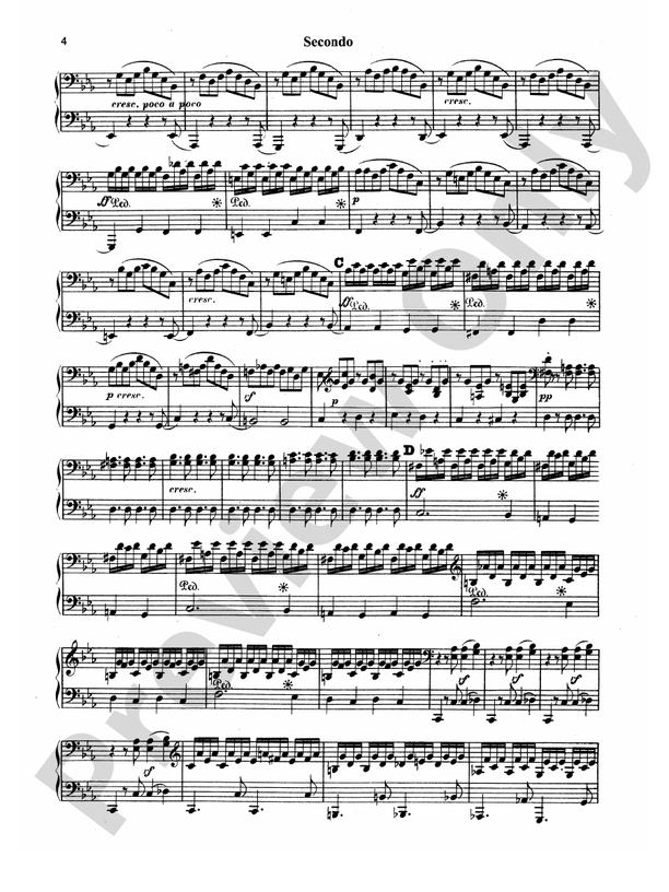 Beethoven - Overtures (Arranged) - 1 Piano, 4 Hands (Digital Download)