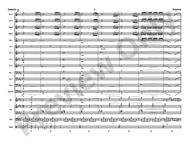 Steampunk – Jazz Ensemble Conductor Score & Parts (Digital Download)