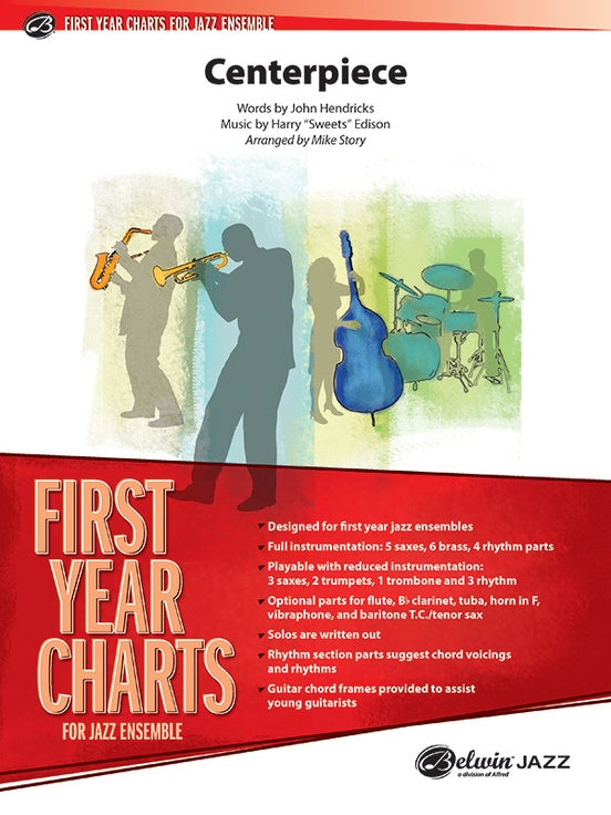 Centerpiece – Jazz Ensemble Conductor Score & Parts (Digital Download)
