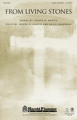 From Living Stones - David Angerman|Joseph M. Martin - SATB Joseph M. Martin Shawnee Press Choral Score Octavo