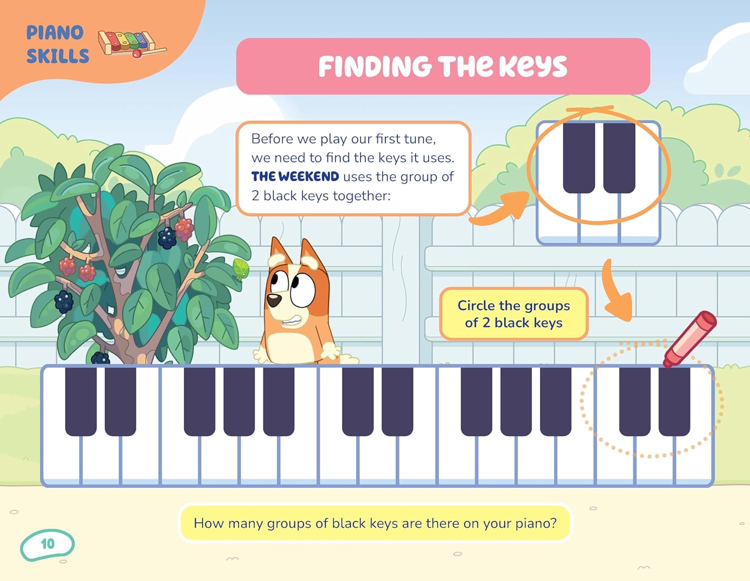 Bluey: First Ever Piano Book by Joff Bush
