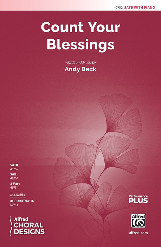 Count Your Blessings - SATB Choral Octavo (Digital Download)