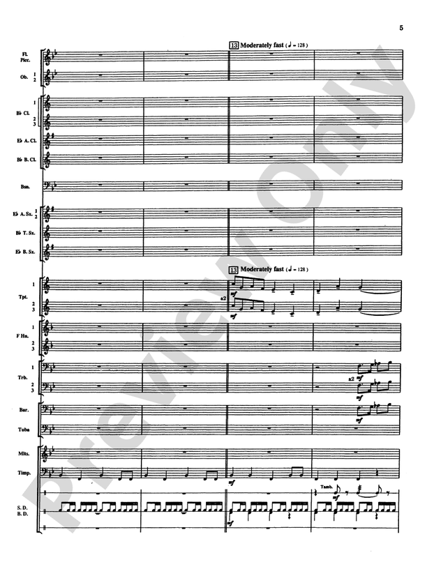 Percussion Mystique - Concert Band Conductor Score & Parts (Digital Download)