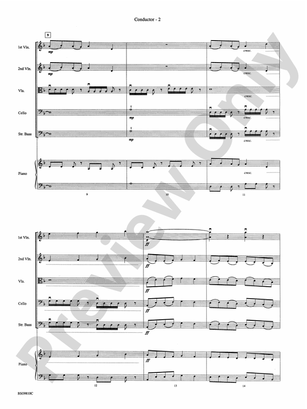 Ancient Ritual – String Orchestra Conductor Score & Parts (Digital Download)
