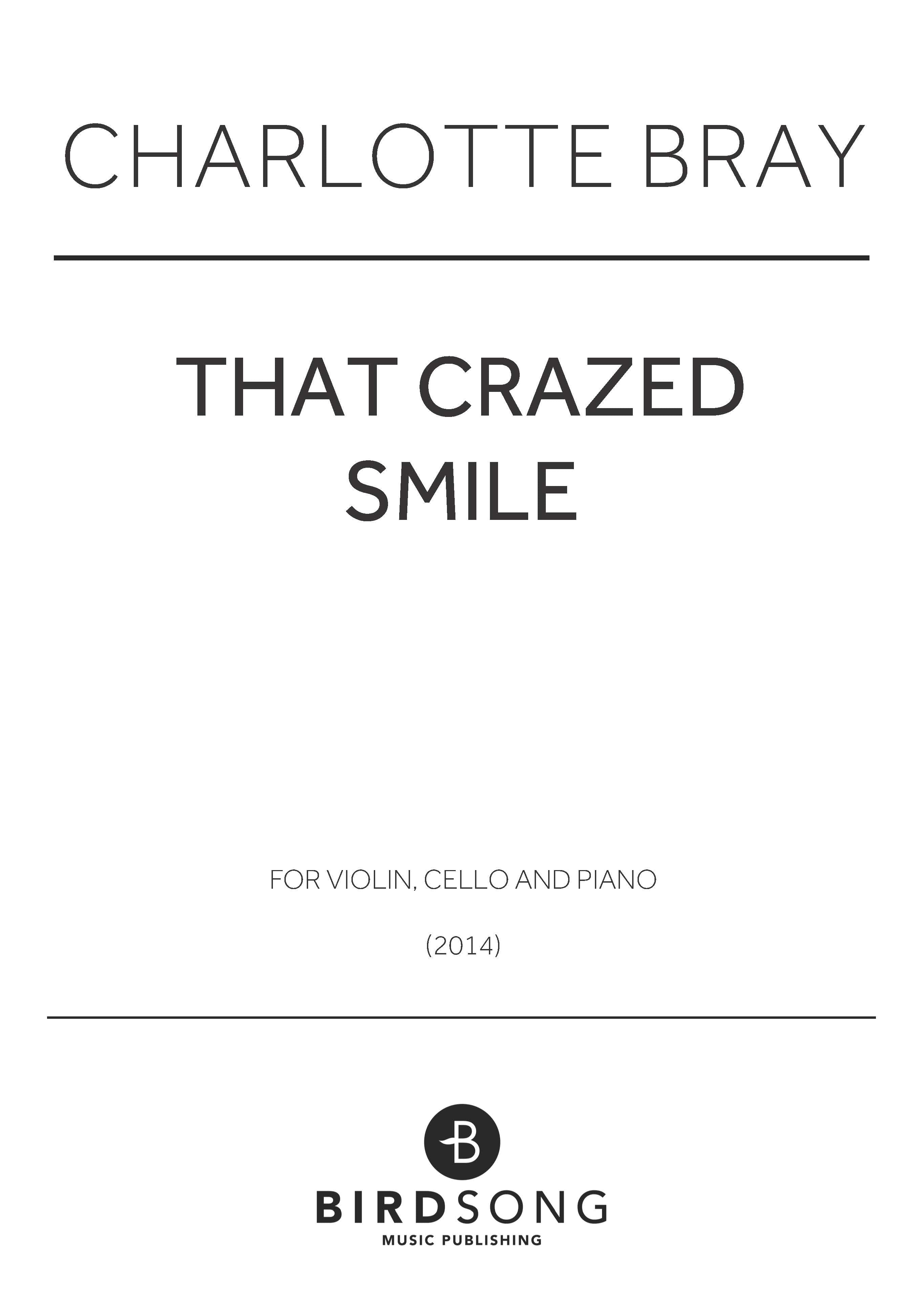 That Crazed Smile - Instrumental Trio (Digital Download)
