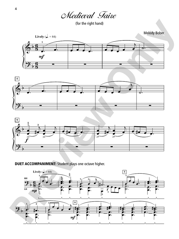 Grand One-Hand Solos for Piano, Book 2: 8 Elementary Pieces for Right or Left Hand Alone - Piano Solo (Digital Download)