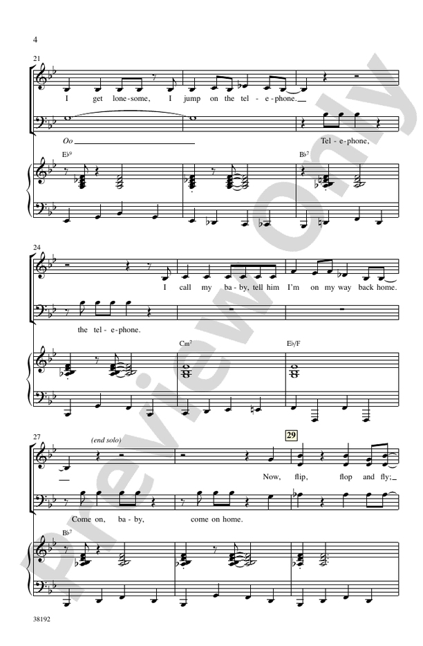 Flip, Flop and Fly – SAB Choral Octavo (Digital Download)
