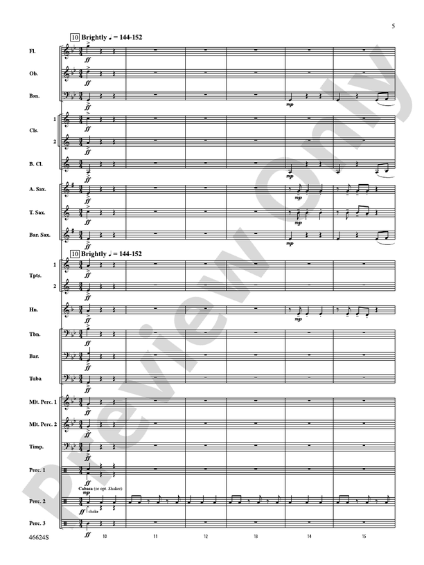 Escapade at Twilight - Concert Band Conductor Score & Parts (Digital Download)