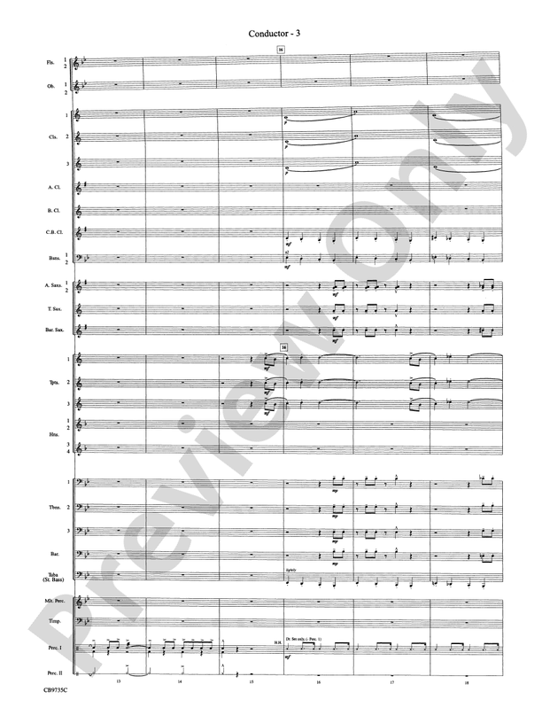 Strike Up the Band (Arr. Warren Barker) - Concert Band Conductor Score & Parts (Digital Download)