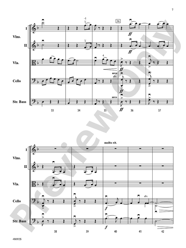 From Darkness, Joyful Sounds Are Born - String Orchestra Conductor Score & Parts (Digital Download)