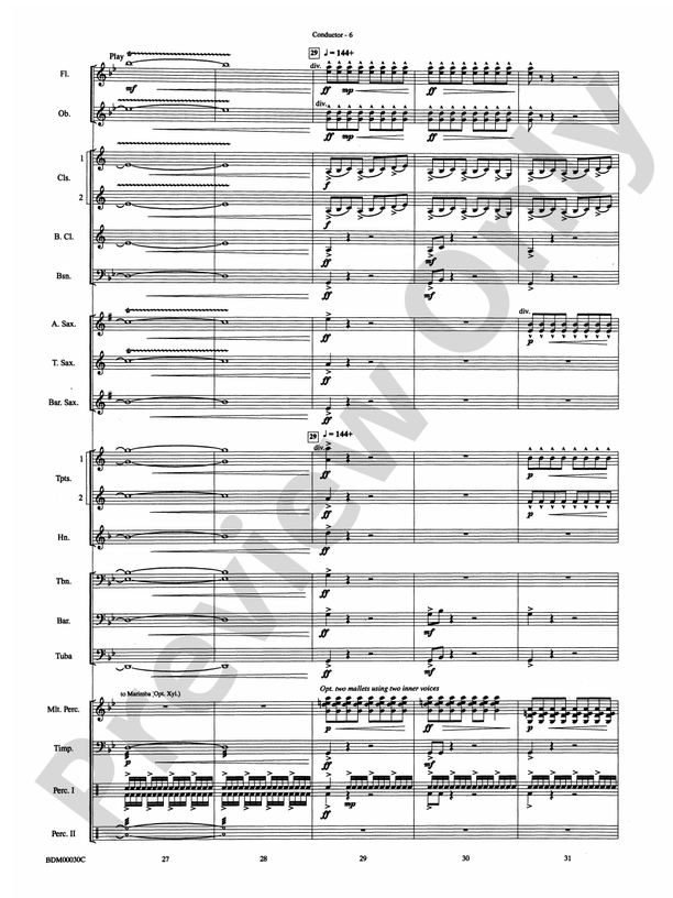 The Great Locomotive Chase - Concert Band Conductor Score & Parts (Digital Download)