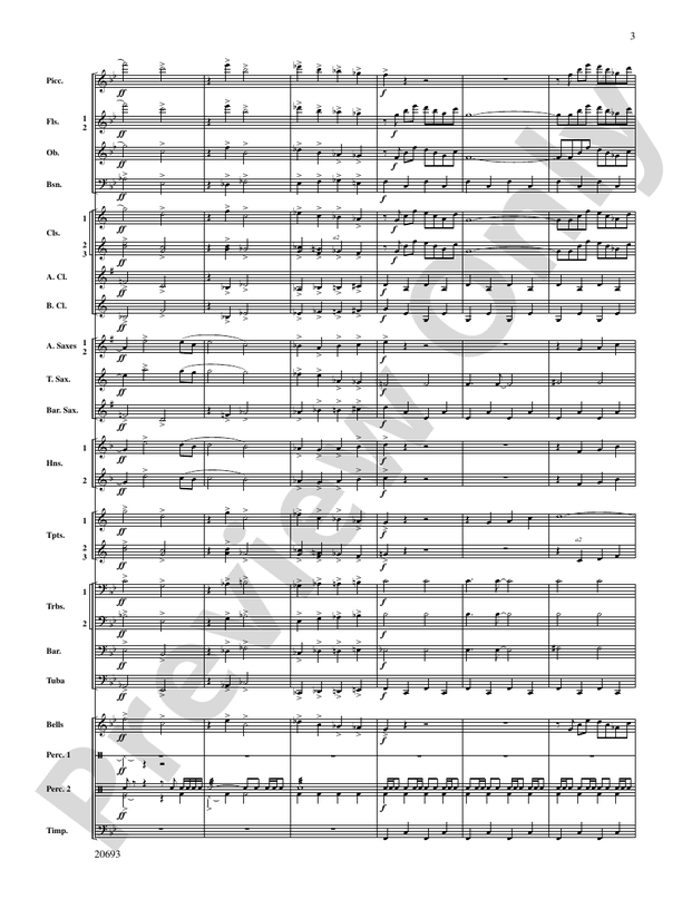 Shannon Lake - Concert Band Conductor Score & Parts (Digital Download)