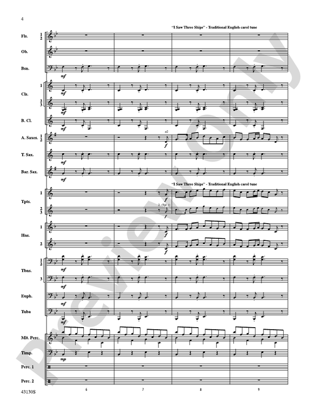 And All the Bells on Earth Shall Ring - Concert Band Conductor Score & Parts (Digital Download)