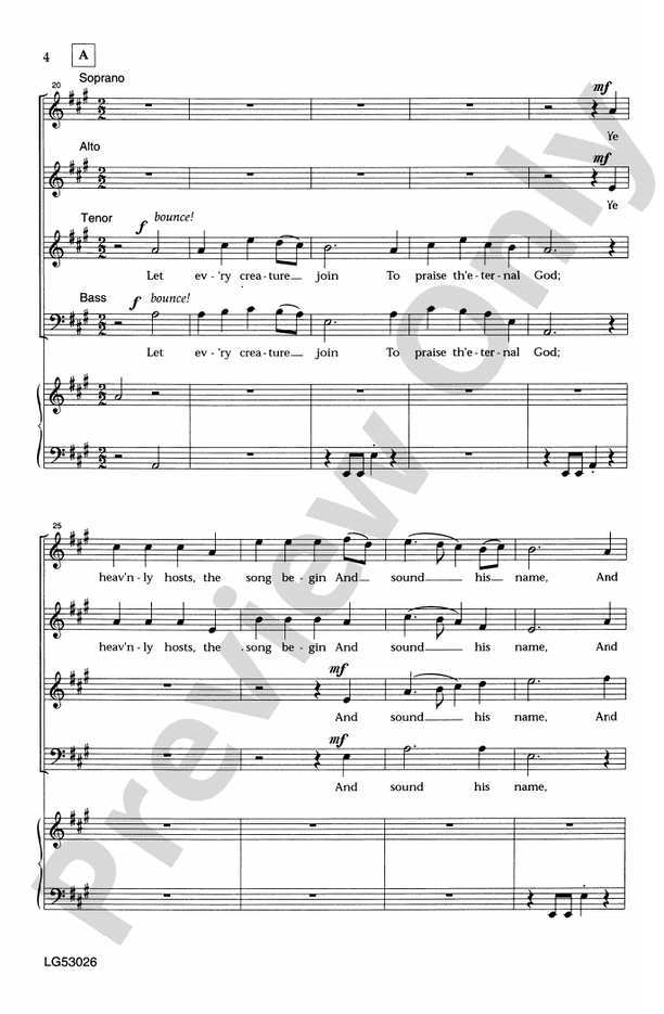 And Sing Eternally (New England Hymnody) - SATB and Tenor Solo Choral Octavo (Digital Download)