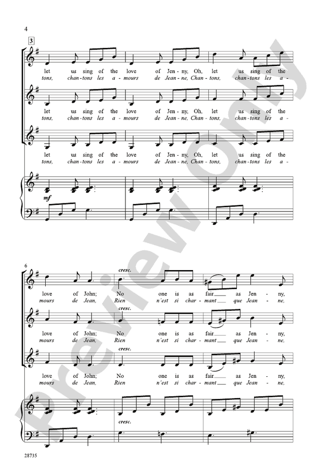 Bergerettes 1 – SSA Choral Octavo (Digital Download)