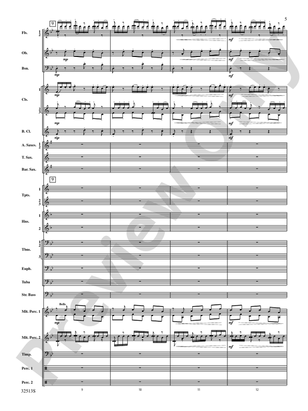Asturias (Grade 3.5) - Concert Band Conductor Score & Parts (Digital Download)