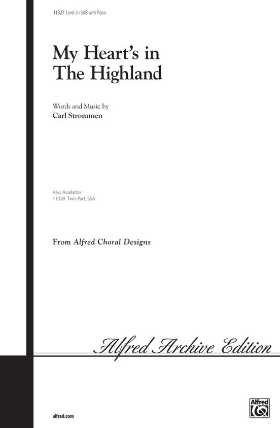 My Heart's in the Highland – SAB Choral Octavo (Digital Download)