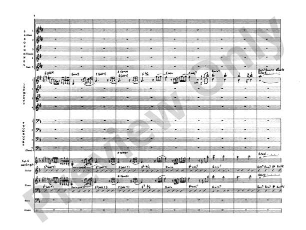 Feels So Good (Arr. Jeff Tkazyik) - Jazz Ensemble Conductor Score & Parts (Digital Download)