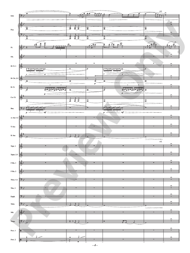 The Wayfaring Stranger - Mvt. 1 from The American Folk Odyssey - Concert Band Conductor Score & Parts (Digital Download)