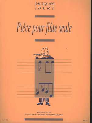 Ibert - Piece Pour Flute Seule - Flute Solo Leduc AL19306