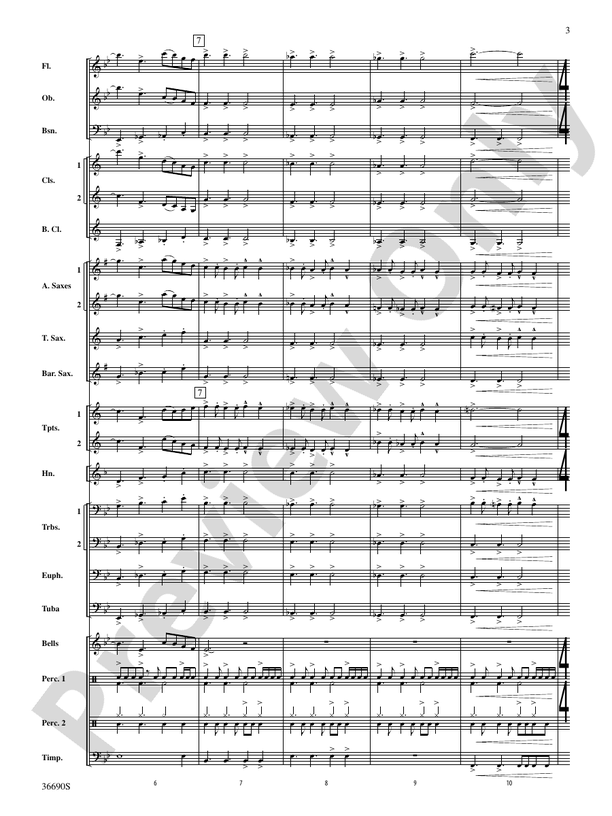 Metrix - Concert Band Conductor Score & Parts (Digital Download)