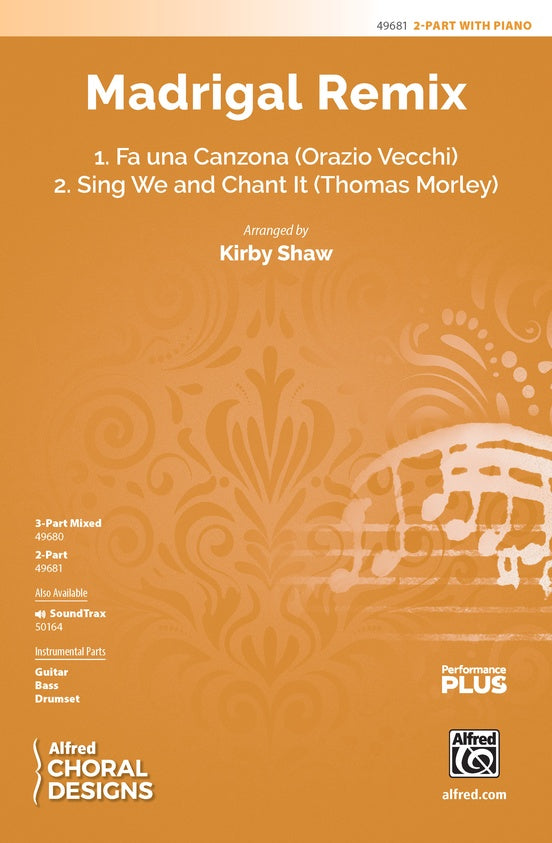 Madrigal Remix - 2 Part Treble Choral Octavo (Digital Download)