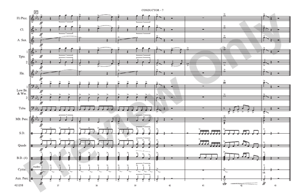 Still into You – Marching Band Conductor Score & Parts (Digital Download)