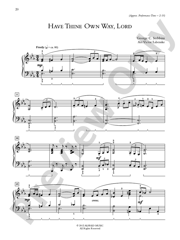 Sunday Morning Styles Companion: 30 Favorite Selections Arranged in Various Styles - Piano (Digital Download)