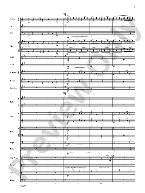 Arden Variations - Concert Band Conductor Score & Parts (Digital Download)